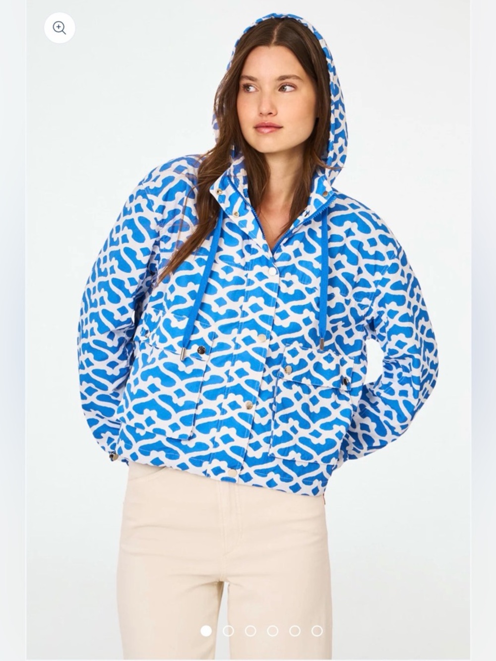 Roller Rabbit Big Cata Bay Windbreaker size  M NWT